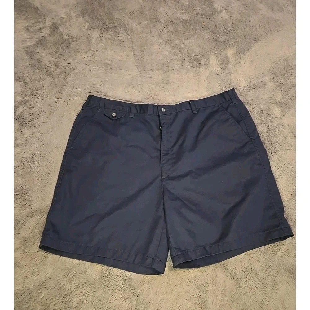 Vtg JCPenney Towncraft Men's Size 42 Blue Walking Shorts 70s 80s Dad Retro Chino